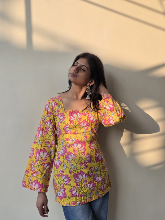 Banno Bell Sleeves Kurti by Milap