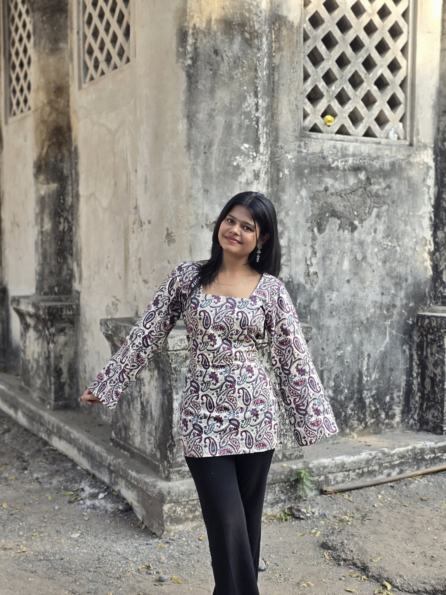 Kashish Square Neck Kurti by Milap