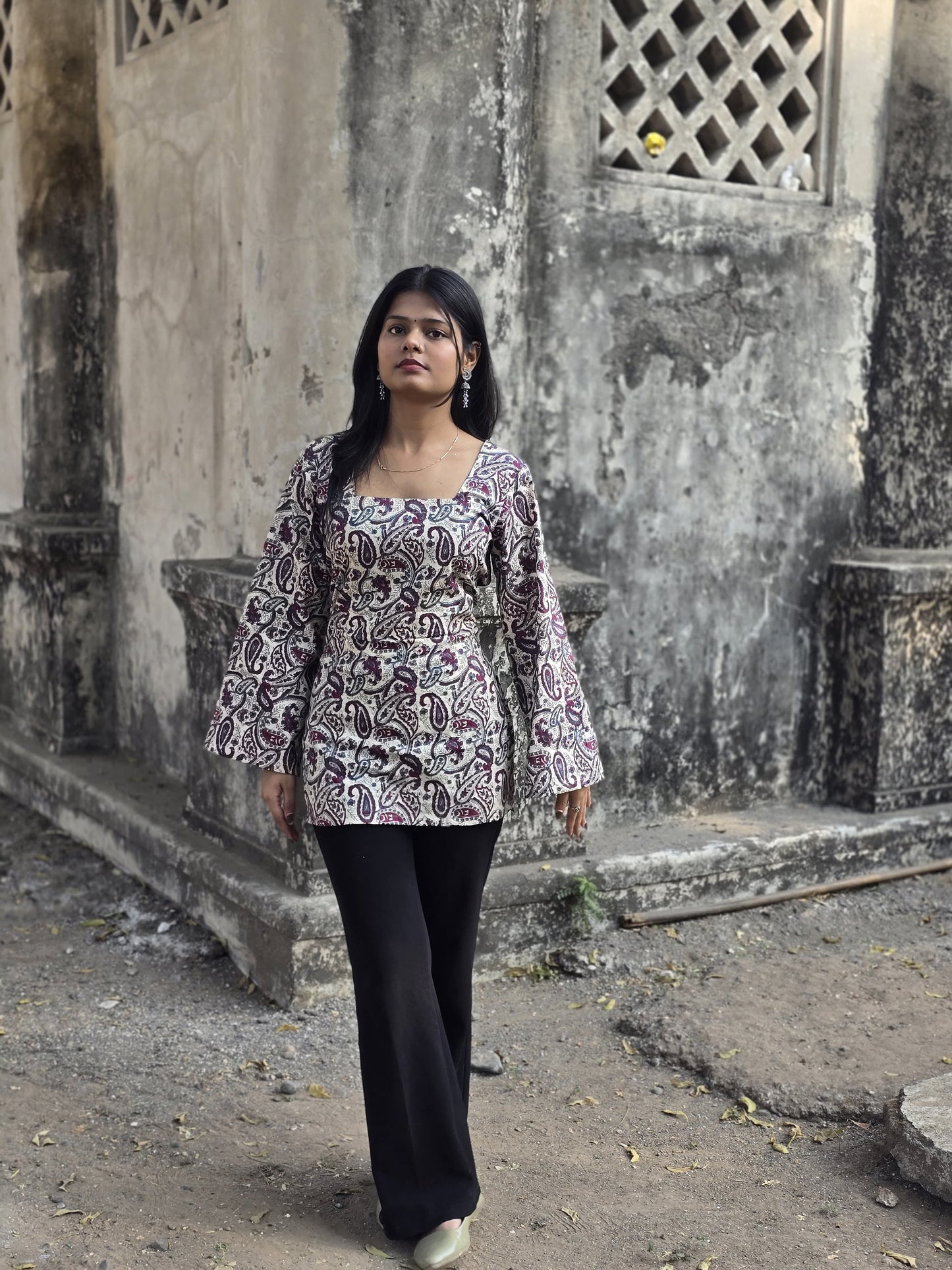 Kashish Square Neck Kurti by Milap