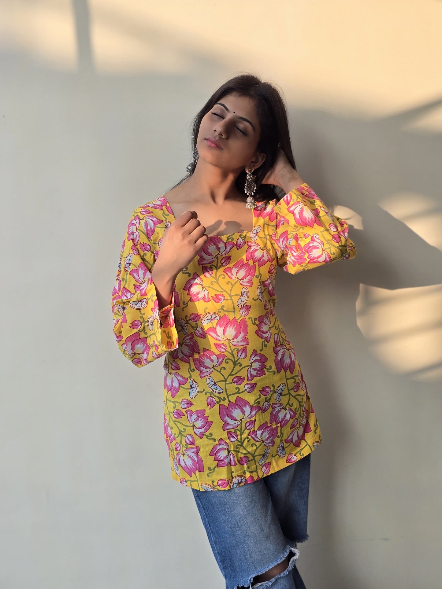 Banno Bell Sleeves Kurti by Milap