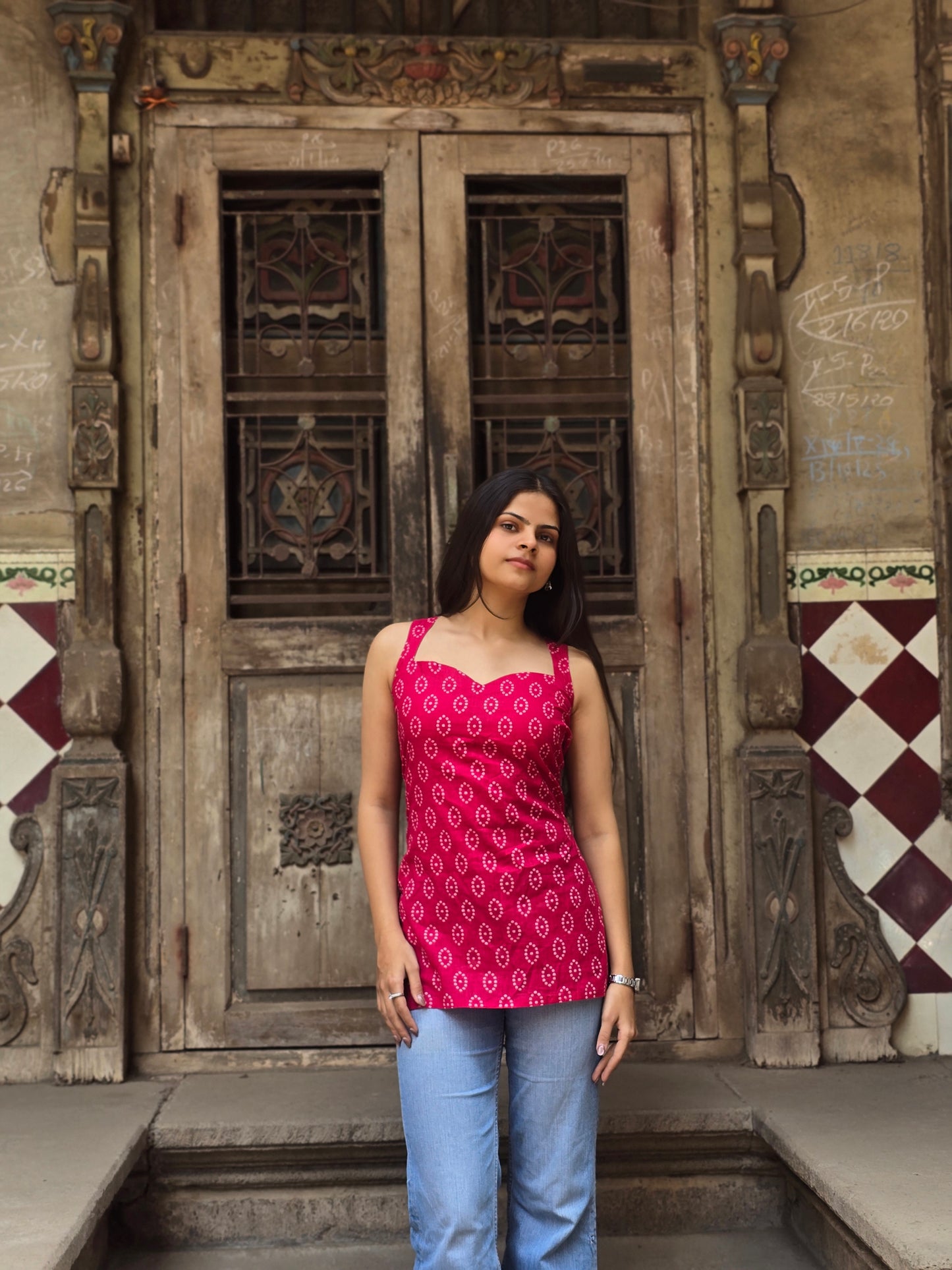 Gulabo backless kurti by Milap