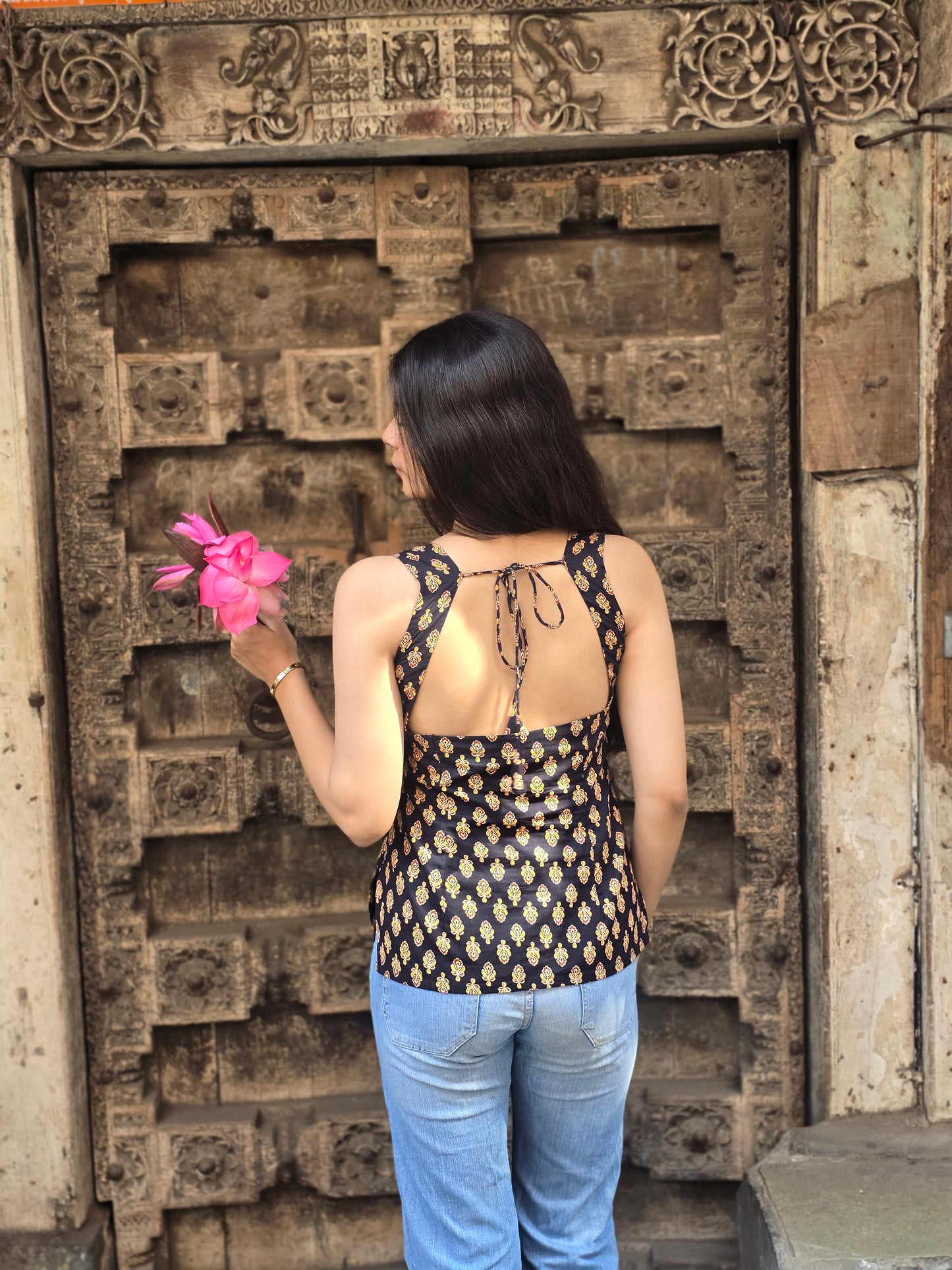 Asha backless kurti by Milap