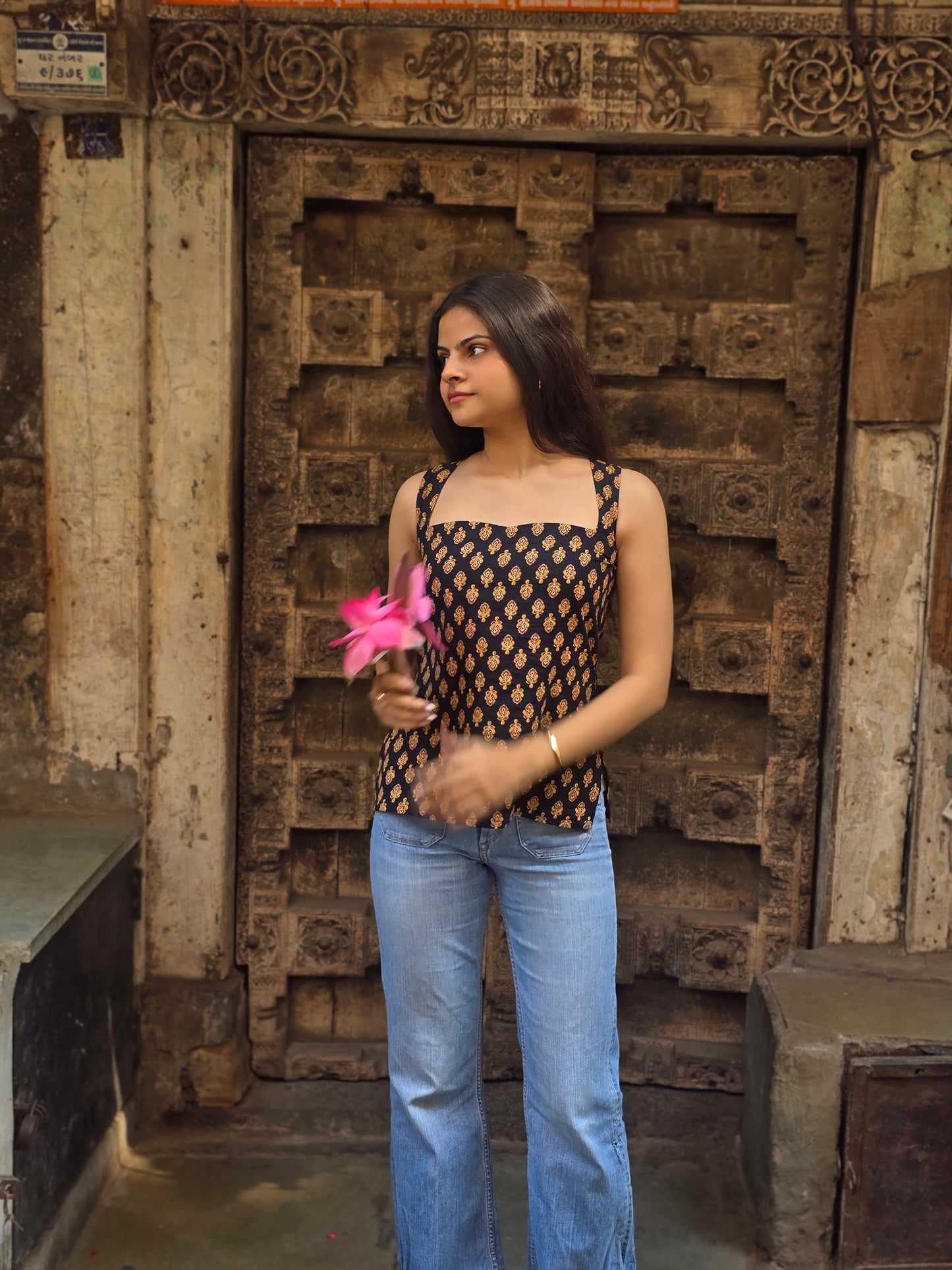 Asha backless kurti by Milap