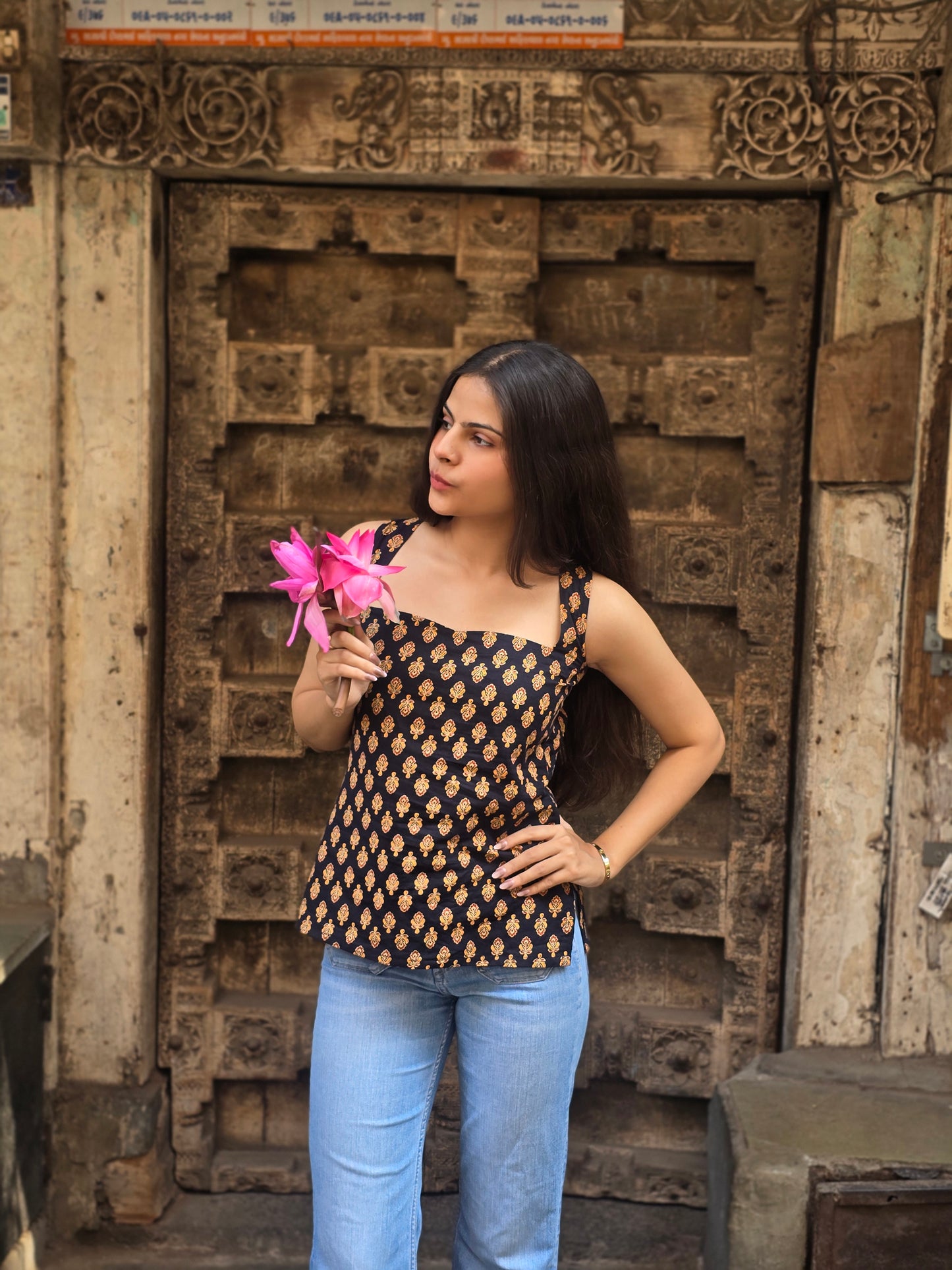 Asha backless kurti by Milap